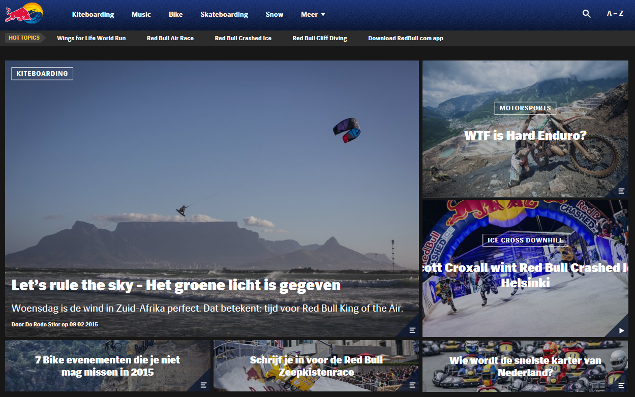 Red Bull Homepage