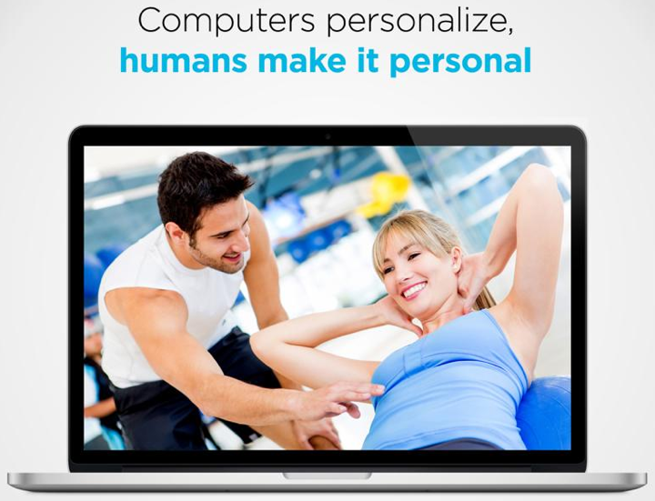 Computers personalize, humans make it personal