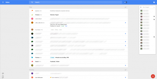 Nieuwe Gmail interface chat