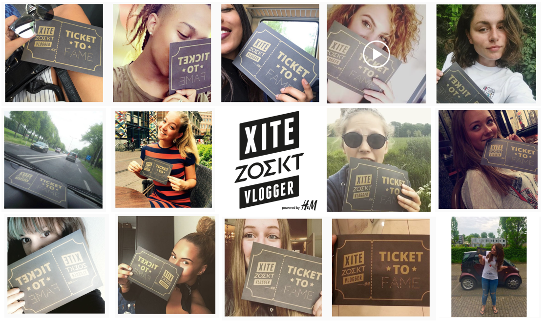 Ticket to fame XITE ZOEKT VLOGGER