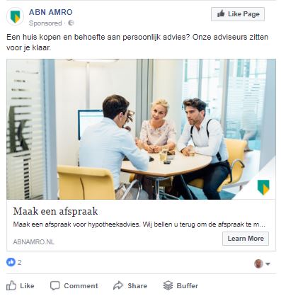 ABN AMRO Facebook Ad 2