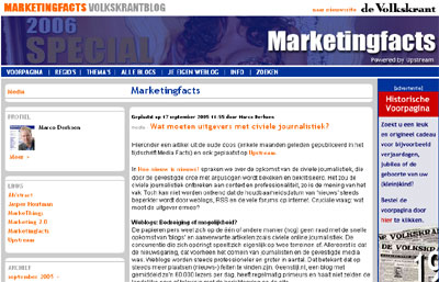 Marketingfacts Volkskrant Weblog