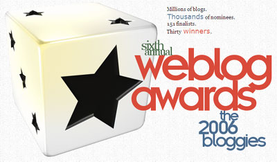 Winnaars van de Bloggies 2006
