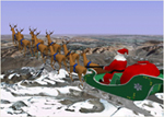 Ook de kerstman is te volgen in Google Earth