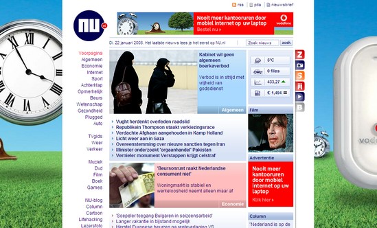 NU.nl verkoopt homepage aan Vodafone