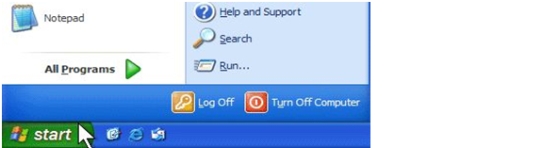 Windows Start button om te stoppen