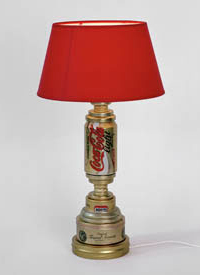 CocaCola Light lamp van Helmut Smits