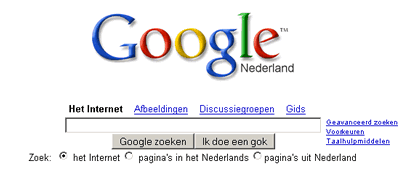 zoeken pagina's uit Nederland