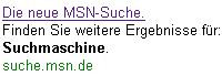 MSN Suche