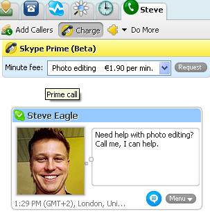 Skype laat bellers betalen aan andere bellers