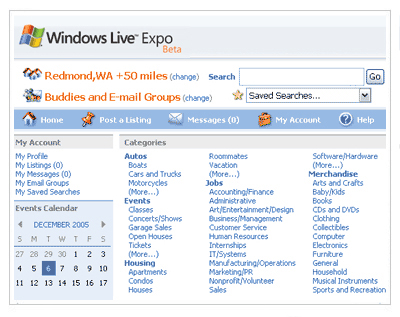 Windows Live Expo