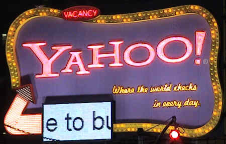 Yahoo! op Times Square New York