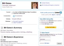 Bill Gates heeft eigen profiel op LinkedIn