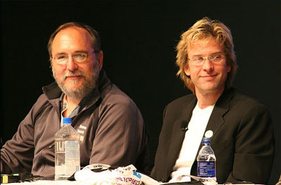 Dave Winer & Adam Curry @ Gnomedex 2005