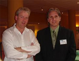 Samen met Eric Peterson tijdens eerste Nederlandse Webanalyticscongresin Zeist