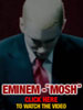 Eminem promote Mosh-video via weblogs