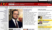 Valse BBC-site meldt overlijden Zweedse koning 