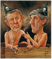 Bush vs Kerry @ donnarosenartists.com