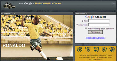 Google en Nike starten voetbalcommunity Joga.com