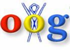 The first Google logo illustration, created for the Burning Man festival, began a seasonal tradition for the Web site.