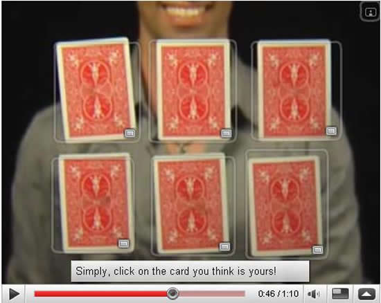Interactive Card Trick