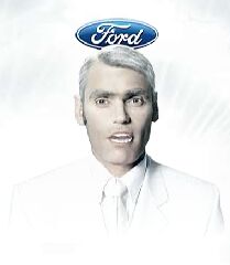 Sprekende affiche van Ford