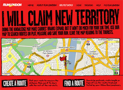 Nike zet Google Maps in voor Run London