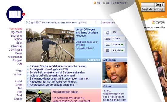 Nu.nl lanceert het oortje