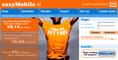 Easymobile nu ook in Nederland
