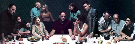 'Het laatste avondmaal' voor 'The Sopranos'?