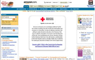 Amazon steunt rode kruis via donate with 1-click-button