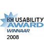 Welke site draag jij voor voor de Usability Award 2008