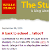 Wells Fargo start weblog voor studenten