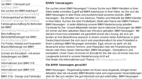 BMW spam 2006